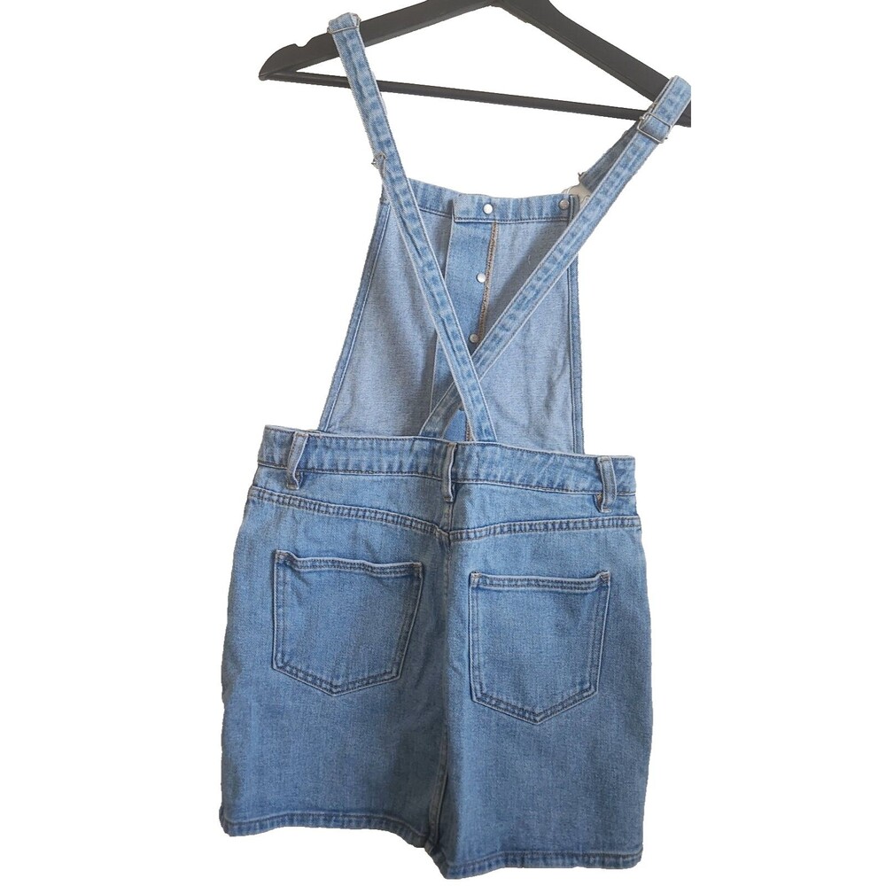 Pacsun Women's Junior Size Small Trivia Denim Overall Dress Light Wash W29 L15 - Picture 2 of 9